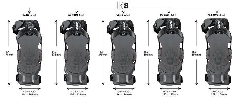 Pod K8 3.0 Carbon White Knee Brace