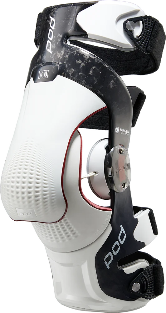Pod K8 3.0 Carbon White Knee Brace