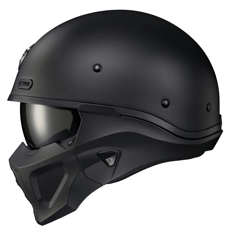 Scorpion Covert X Motorcycle Helmet Bluetooth Ready Speaker Pockets D.O.T. Approved