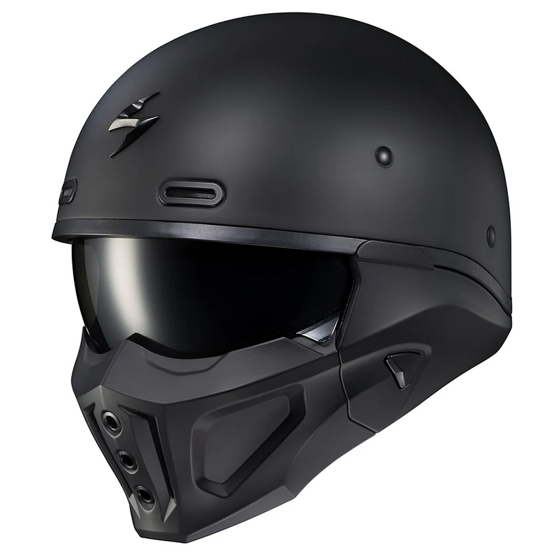 Scorpion Covert X Motorcycle Helmet Bluetooth Ready Speaker Pockets D.O.T. Approved