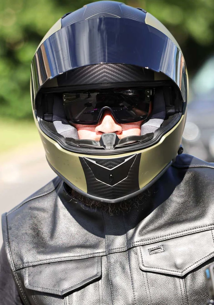 Z1R Warrant Carbon Full Face Motorcycle Helmet