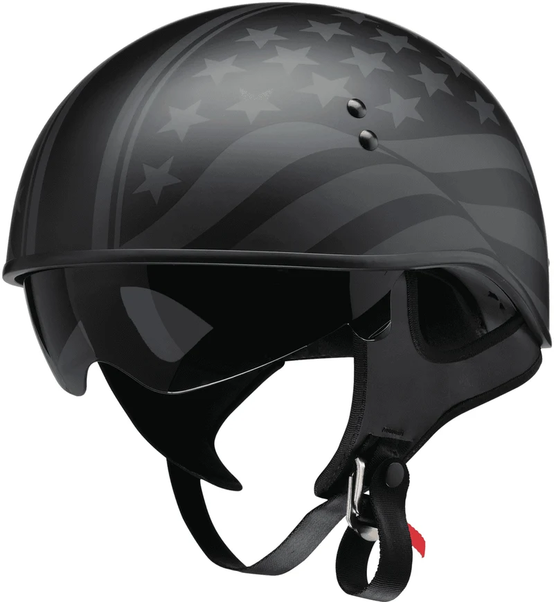 Z1R Vagrant Jugger Half Face Motorcycle Helmet