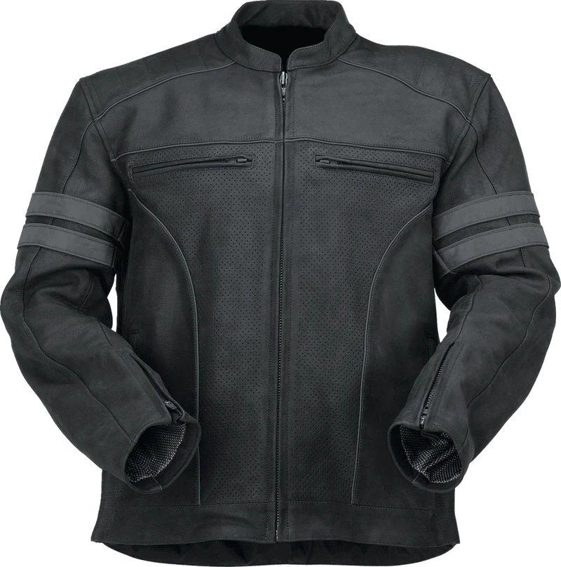 Z1R Men's Remedy Leather Motorcycle Jacket