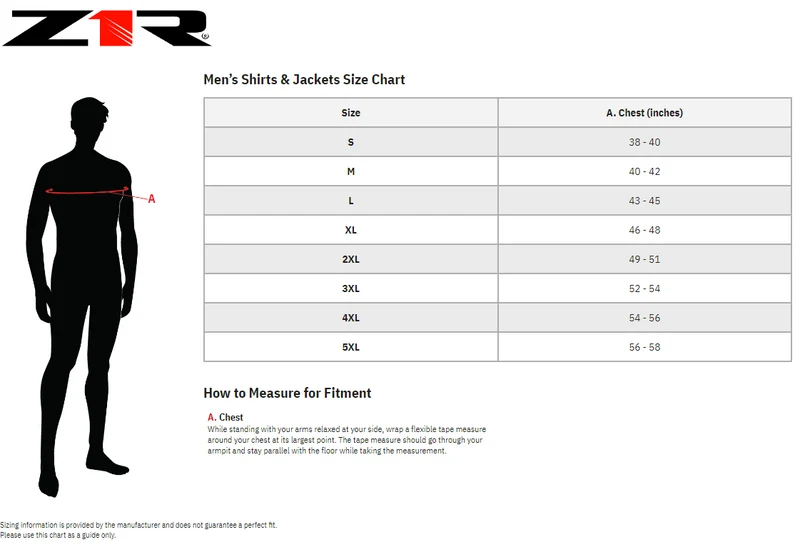 Z1R Men's Jayrod Motorcycle Jacket