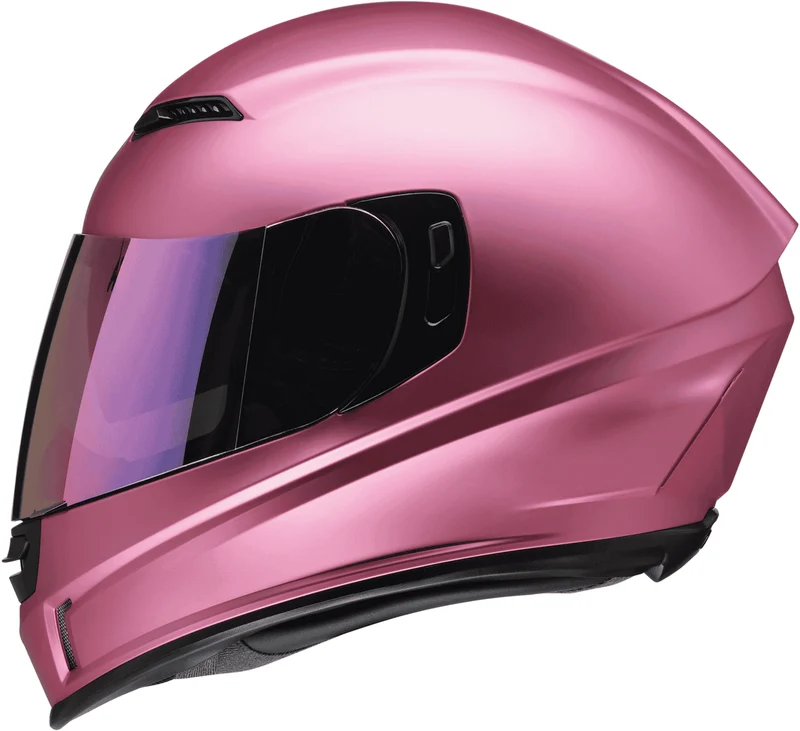 Z1R Jackal Satin Pink Full Face Motorcycle Helmet