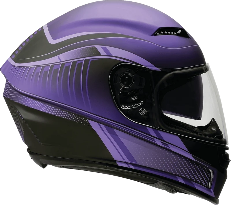 Z1R Jackal Dark Matter Purple Full Face Motorcycle Helmet