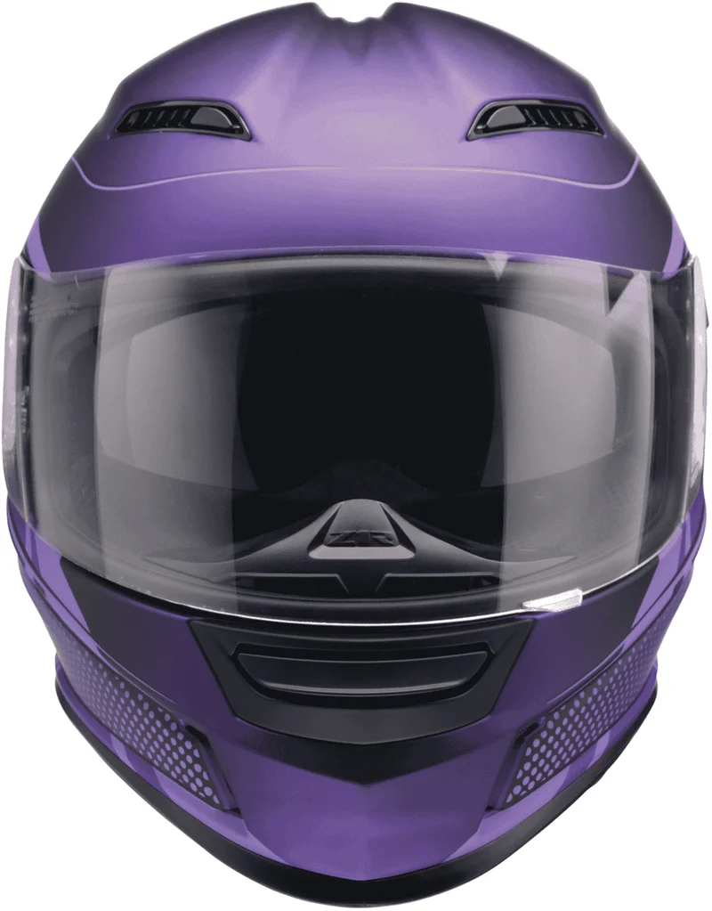 Z1R Jackal Dark Matter Purple Full Face Motorcycle Helmet