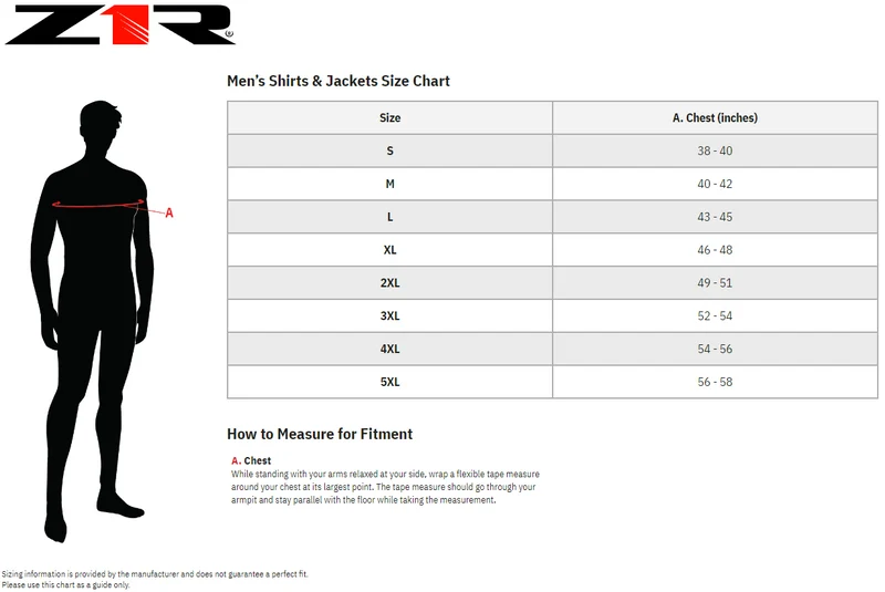 Z1R Men's Baden Motorcycle Riding Jacket