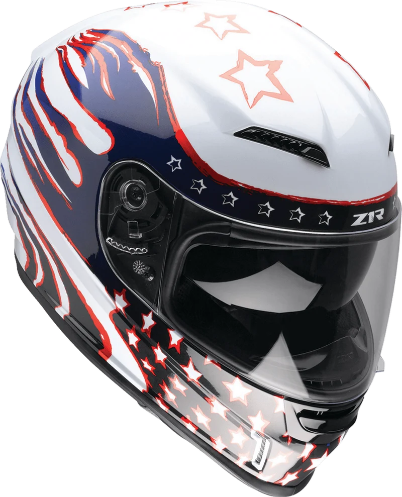 Z1R Jackal Patriot Full Face Motorcycle Helmet