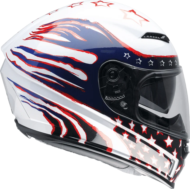 Z1R Jackal Patriot Full Face Motorcycle Helmet