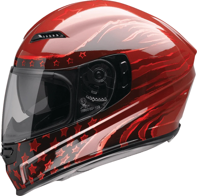 Z1R Jackal Patriot Full Face Motorcycle Helmet
