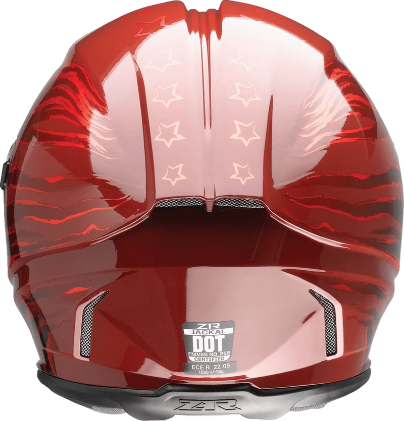 Z1R Jackal Patriot Full Face Motorcycle Helmet