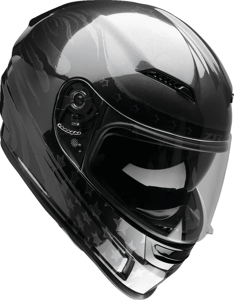 Z1R Jackal Patriot Full Face Motorcycle Helmet