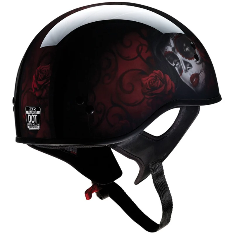 Z1R Vagrant Red Catrina Helmet
