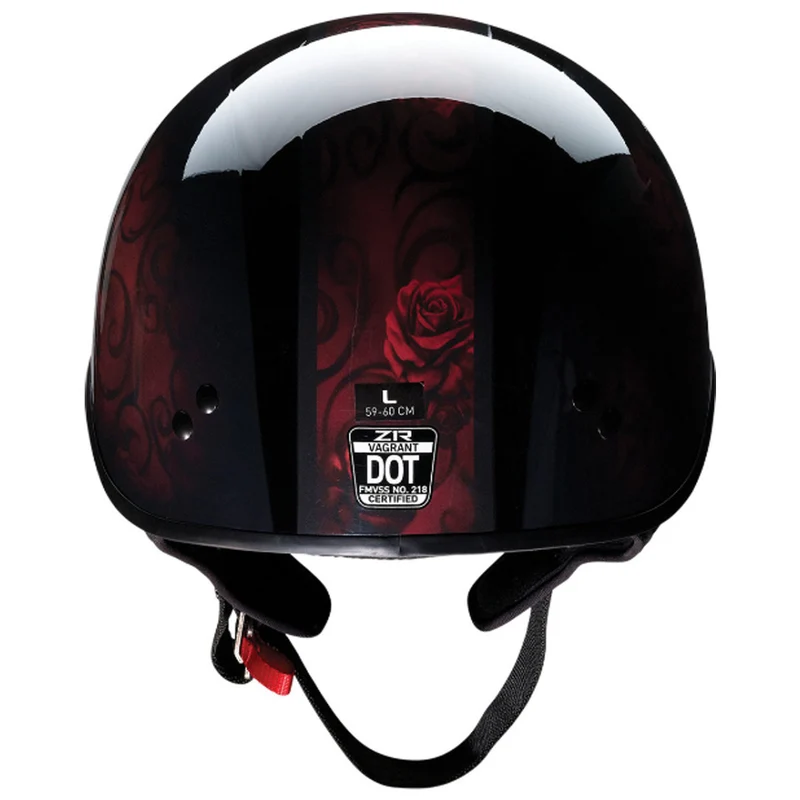Z1R Vagrant Red Catrina Helmet