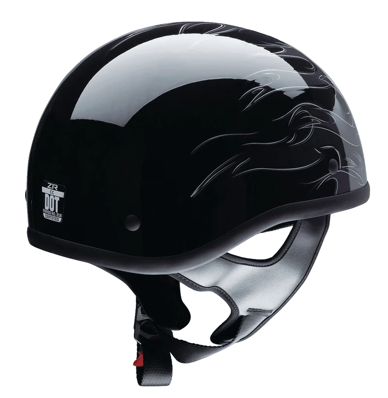 Z1R CC Beanie Hellfire Half Face Motorcycle Helmet