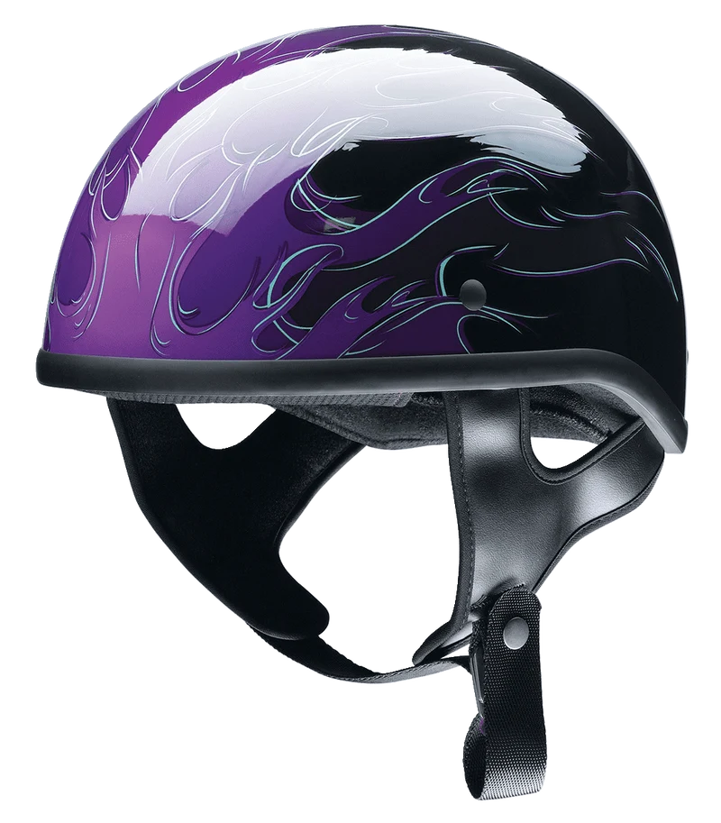 Z1R CC Beanie Hellfire Half Face Motorcycle Helmet