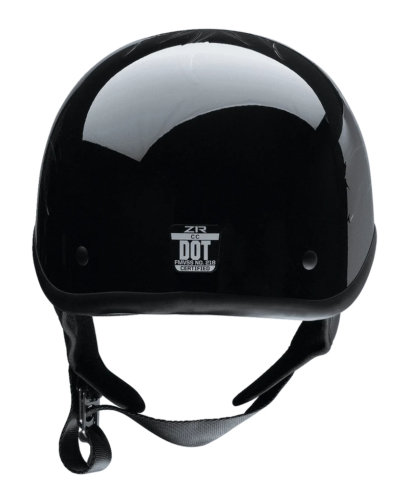 Z1R CC Beanie Hellfire Half Face Motorcycle Helmet