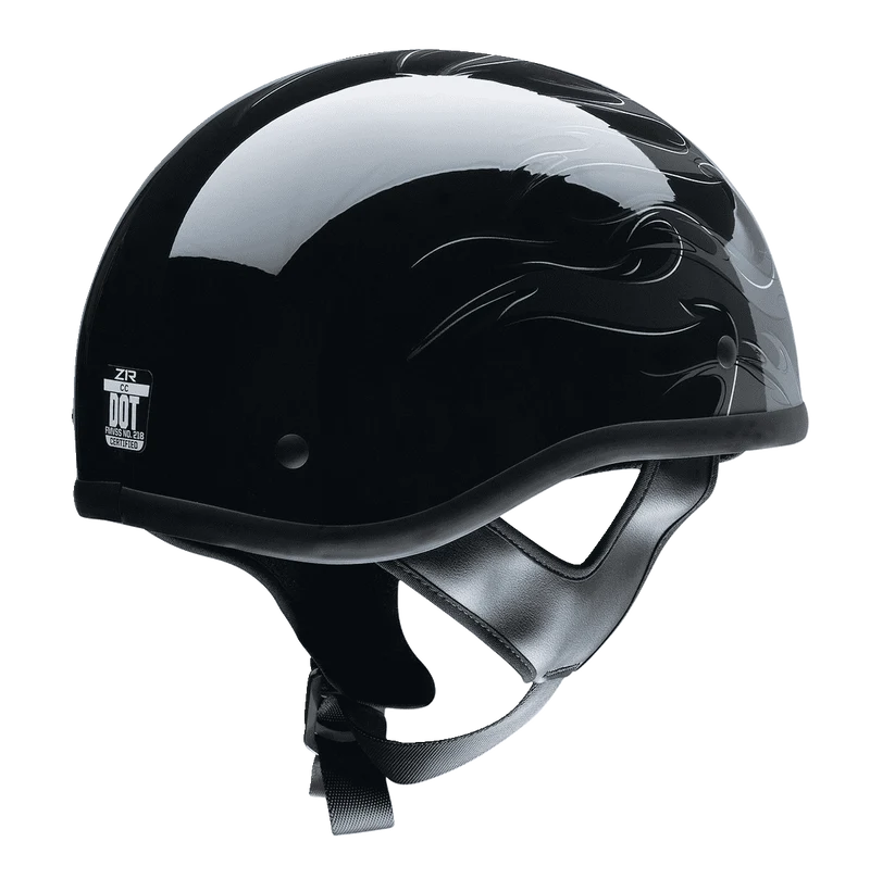 Z1R CC Beanie Hellfire Half Face Motorcycle Helmet