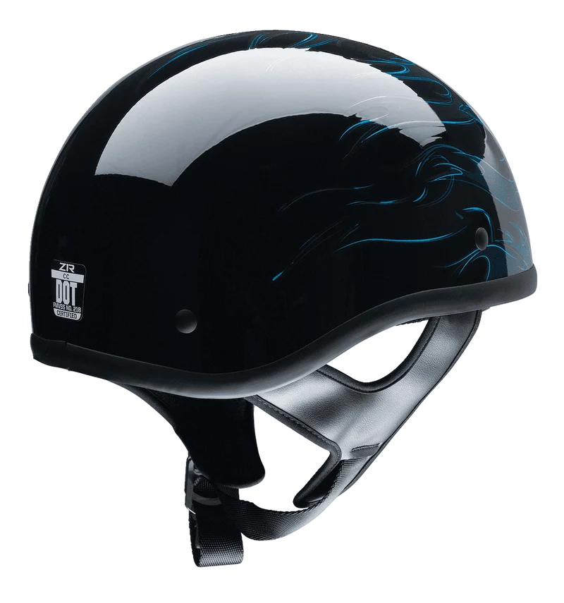 Z1R CC Beanie Hellfire Half Face Motorcycle Helmet
