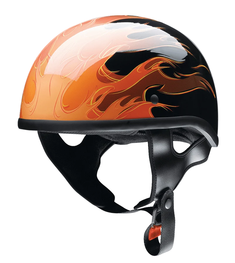Z1R CC Beanie Hellfire Half Face Motorcycle Helmet