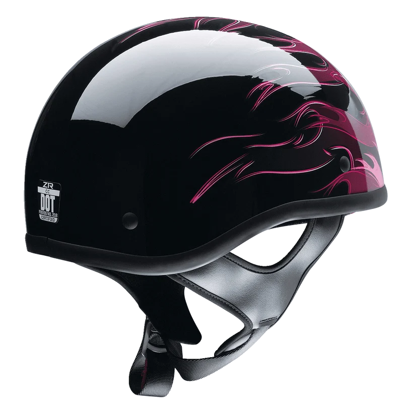 Z1R CC Beanie Hellfire Half Face Motorcycle Helmet