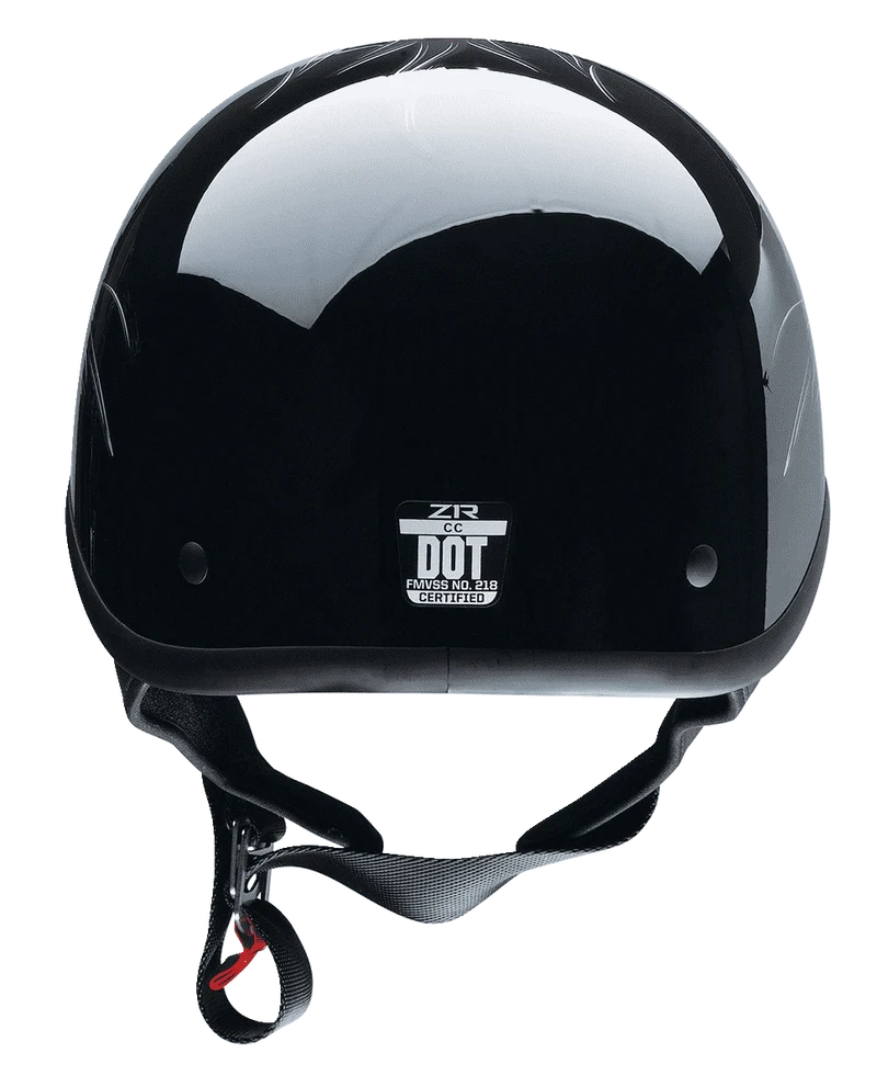 Z1R CC Beanie Hellfire Half Face Motorcycle Helmet