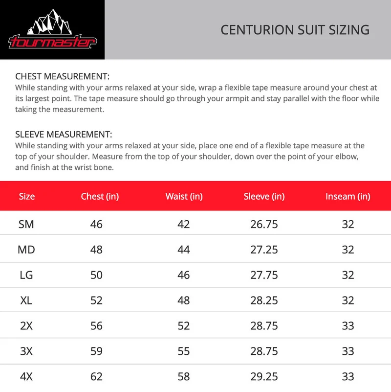 Tour Master Centurion Laminated One Piece Suit