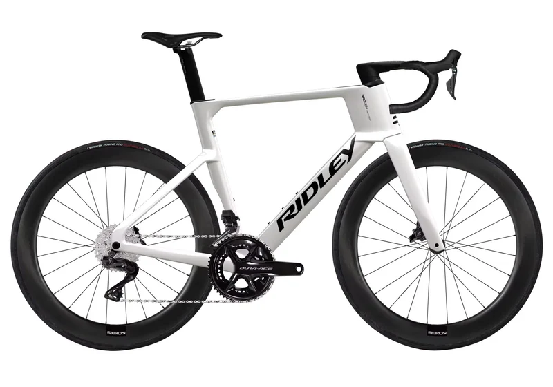 Ridley Noah DuraAce DI2 pearl white / black 2026