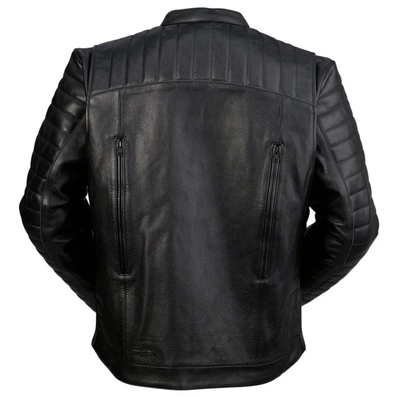 Z1R Men's Artillery Motorcycle Leather Jacket