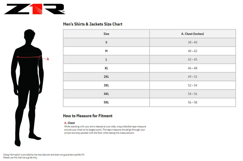 Z1R Men's Artillery Motorcycle Leather Jacket