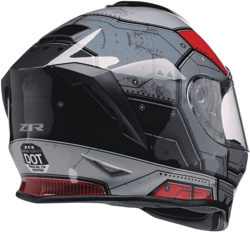 Z1R Youth Warrant Sentinel Full Face Motorcycle Helmet