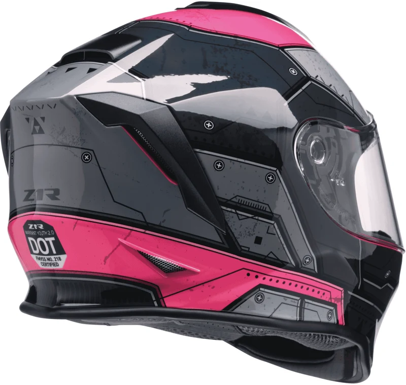 Z1R Youth Warrant Sentinel Full Face Motorcycle Helmet