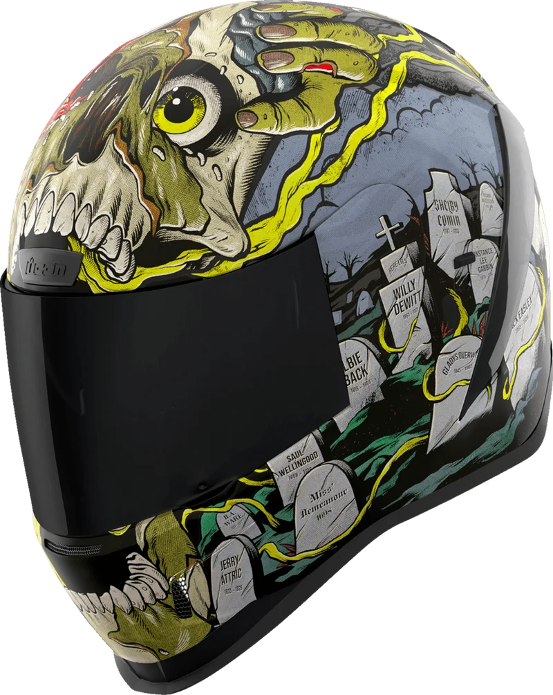 Icon Airform Dead Serious Full Face Motorcycle Helmet