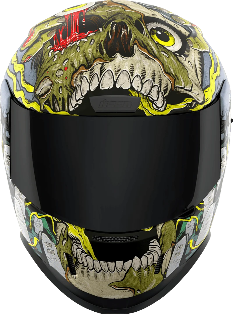 Icon Airform Dead Serious Full Face Motorcycle Helmet