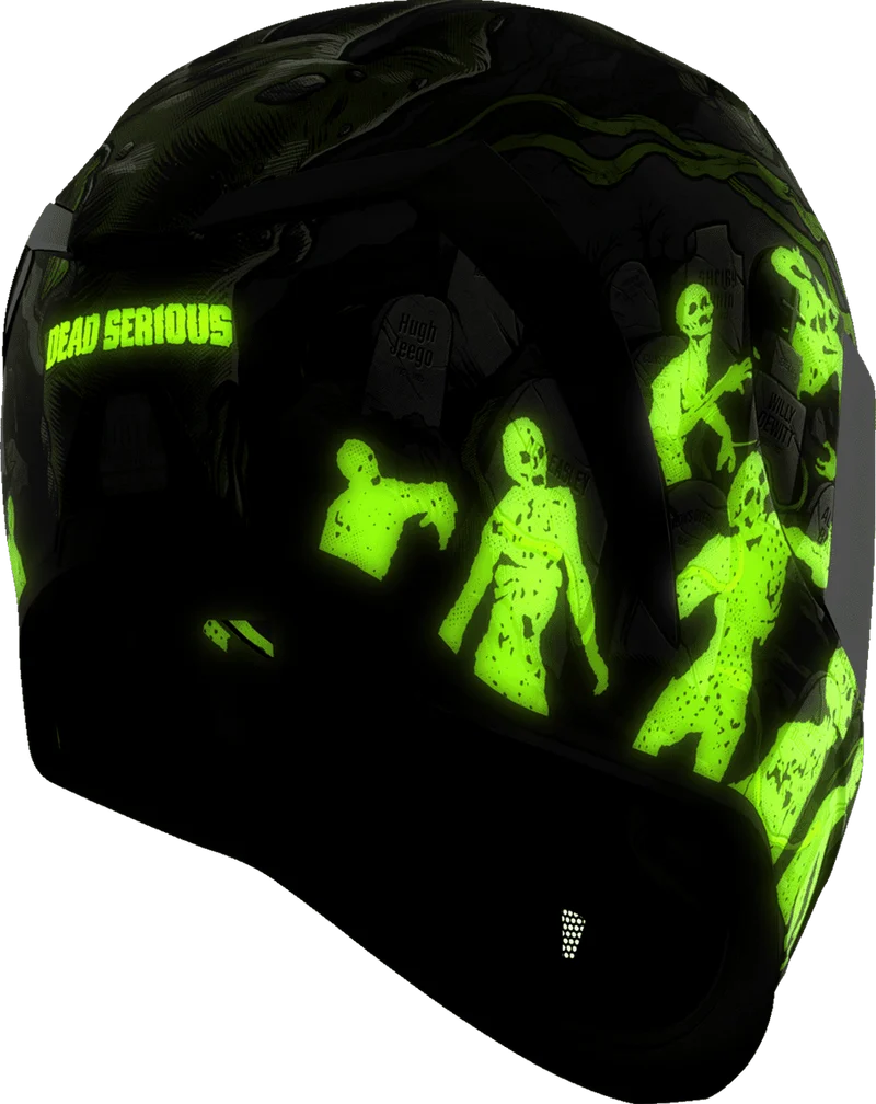 Icon Airform Dead Serious Full Face Motorcycle Helmet