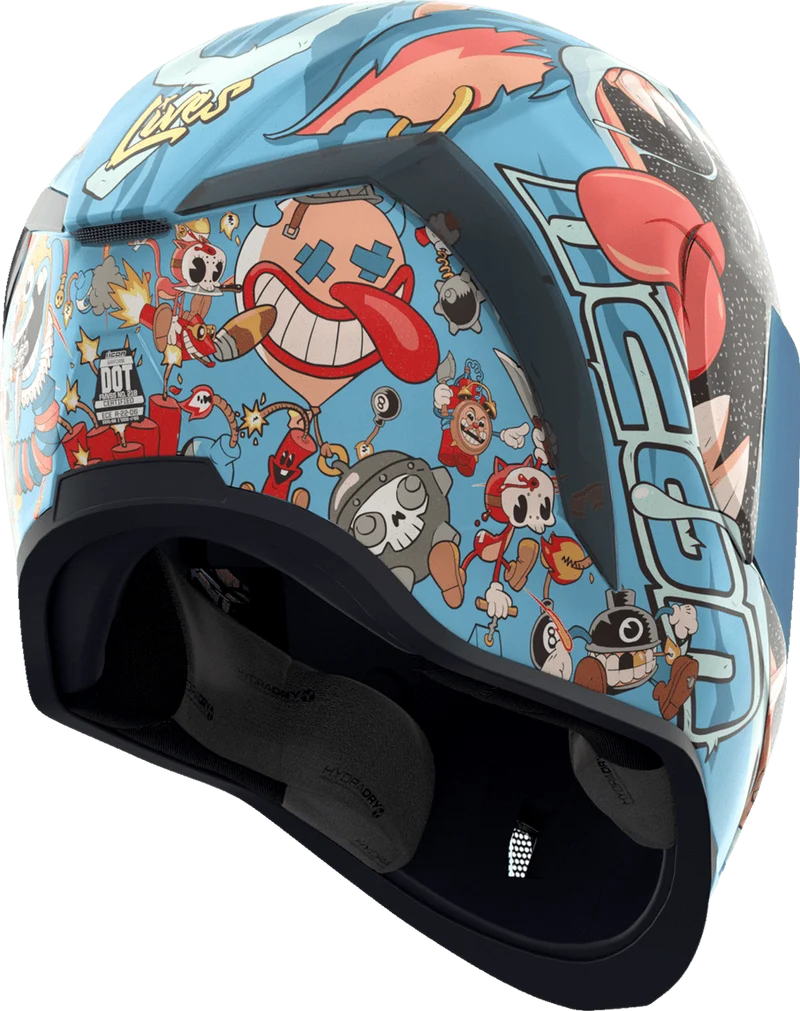 Icon Airform Nine Lives Full Face Motorcycle Helmet