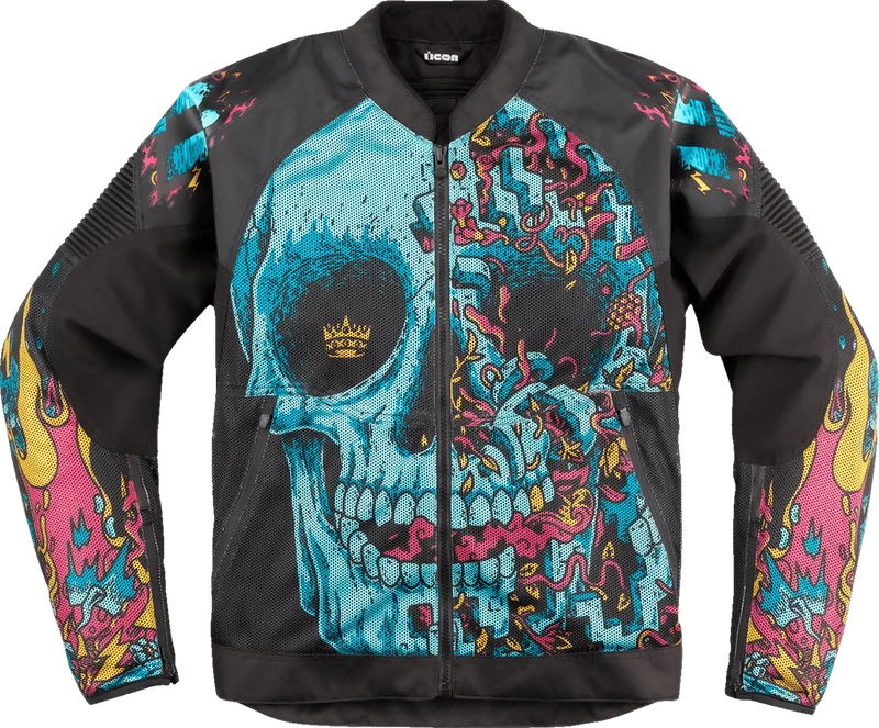 Icon Men's Overlord 3 Mesh Munchies Motorcycle Jacket