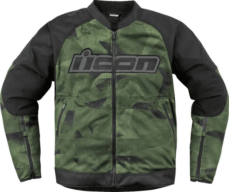 Icon Men's Overlord 3 Mesh Camo Motorcycle Jacket