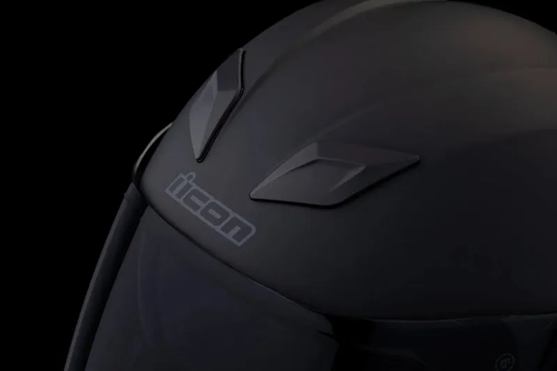 Icon Airflite Dark Rubatone Full Face Motorcycle Helmet
