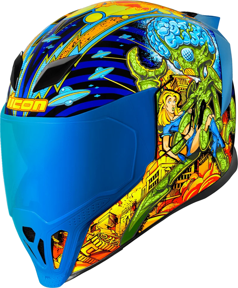 Icon Airflite Bugoid Blitz Full Face Motorcycle Helmet