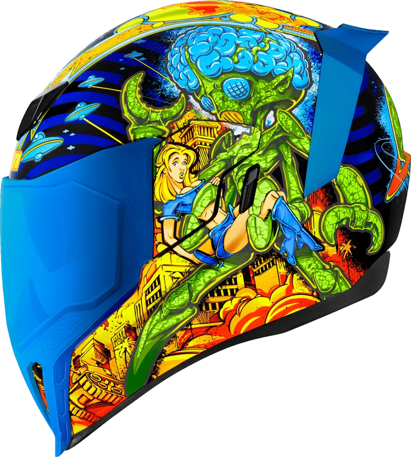 Icon Airflite Bugoid Blitz Full Face Motorcycle Helmet
