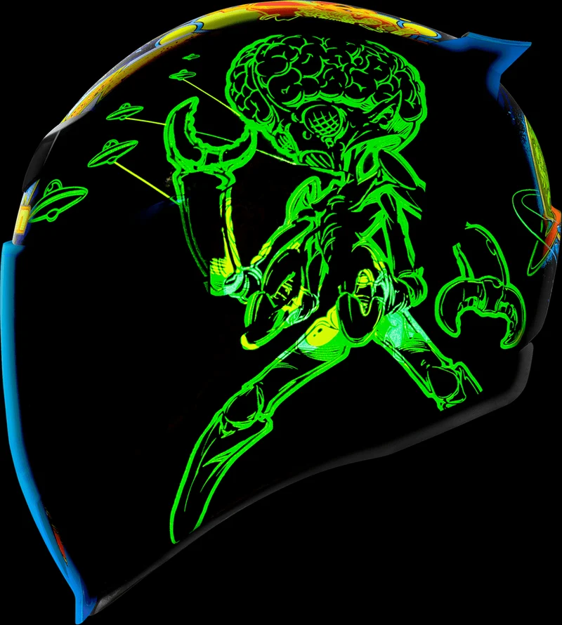 Icon Airflite Bugoid Blitz Full Face Motorcycle Helmet