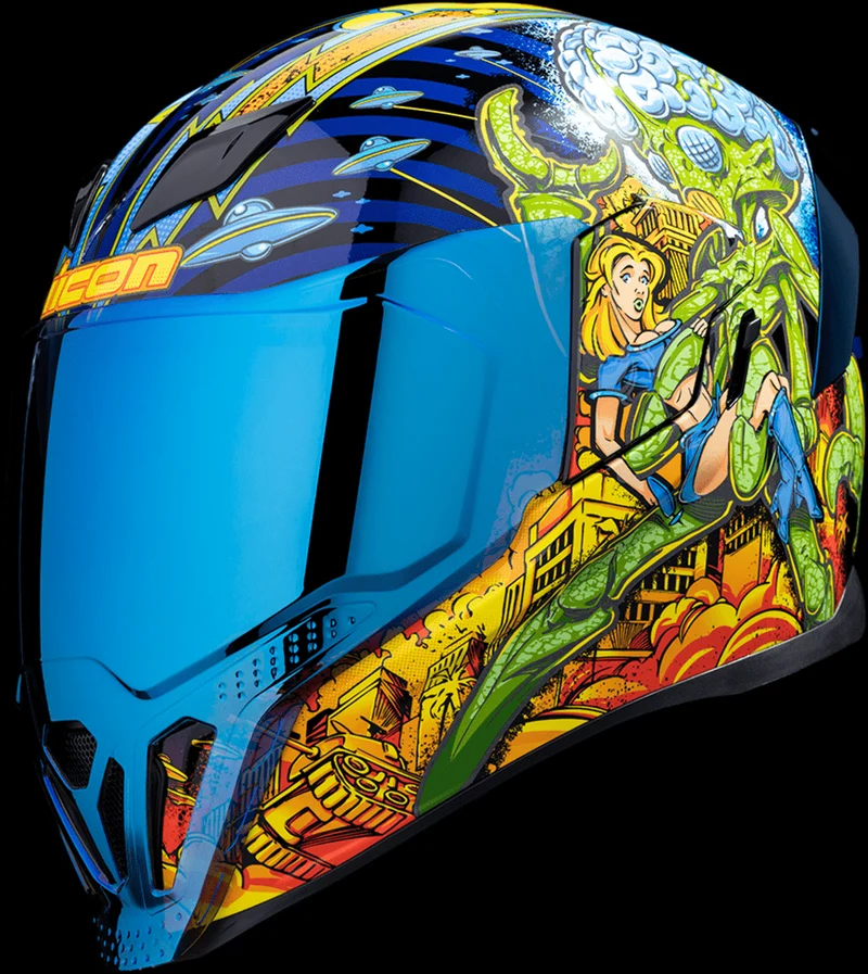 Icon Airflite Bugoid Blitz Full Face Motorcycle Helmet