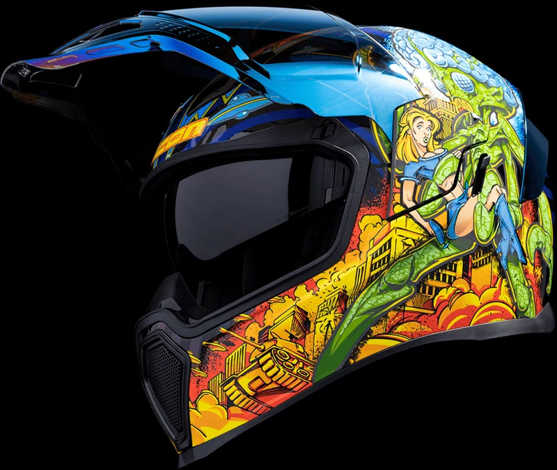Icon Airflite Bugoid Blitz Full Face Motorcycle Helmet