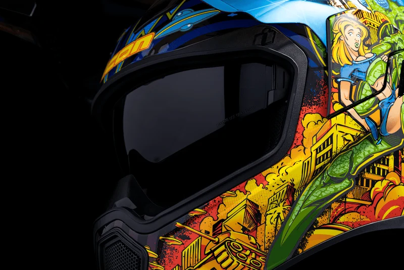 Icon Airflite Bugoid Blitz Full Face Motorcycle Helmet