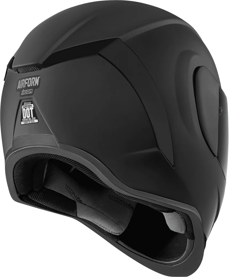 Icon Airform Dark Rubatone Full Face Motorcycle Helmet