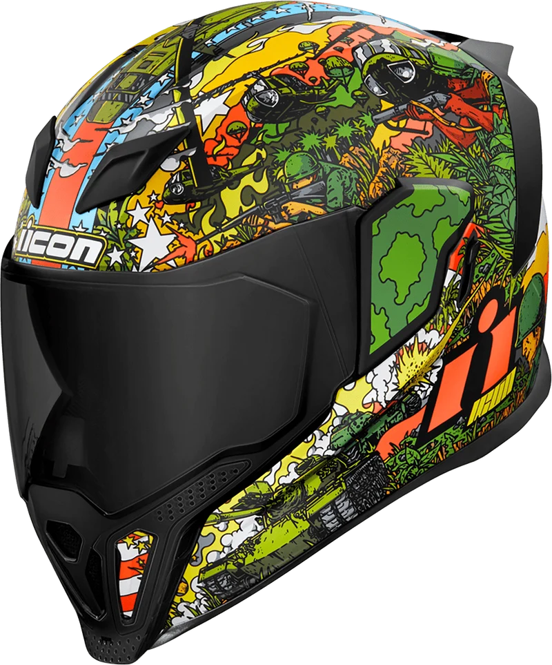 Icon Airflite Ground Pounder GP23 Full Face Motorcycle Helmet