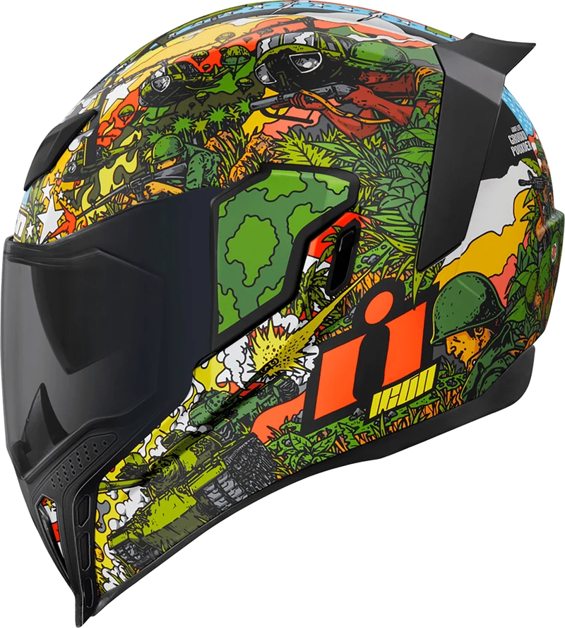 Icon Airflite Ground Pounder GP23 Full Face Motorcycle Helmet