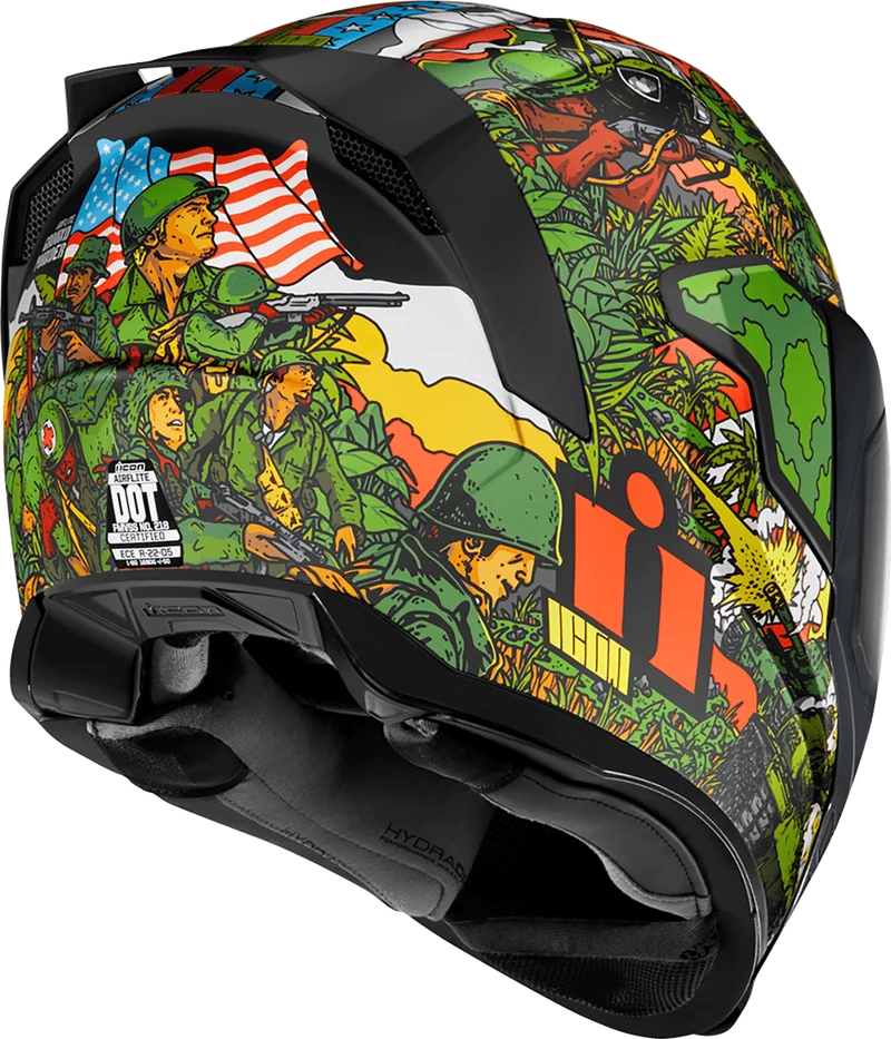 Icon Airflite Ground Pounder GP23 Full Face Motorcycle Helmet